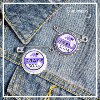 Broches Cápsula Customizados De Garrafa De Suco De Soda Para Presente/Crianças/Amigo em Oferta na Shopee