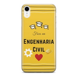 Capinha De Celular Engenharia Civil Foco Amarelo