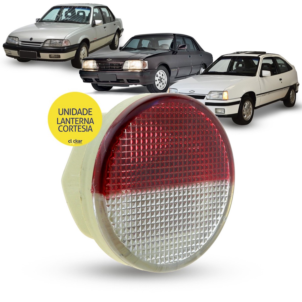 Lanterna Luz de Cortesia Da Porta Chevrolet Monza Tubarao 1995 1996 Opala 1991 1992 Caravan 1991 1992 Kadett