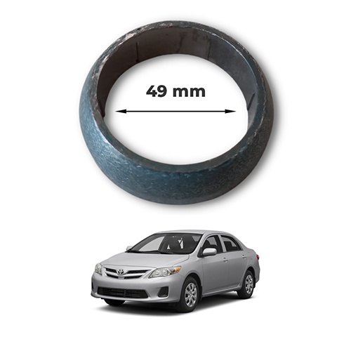 Anel Vedação Gaxeta Escapamento Traseiro Corolla 1.8 - 49mm