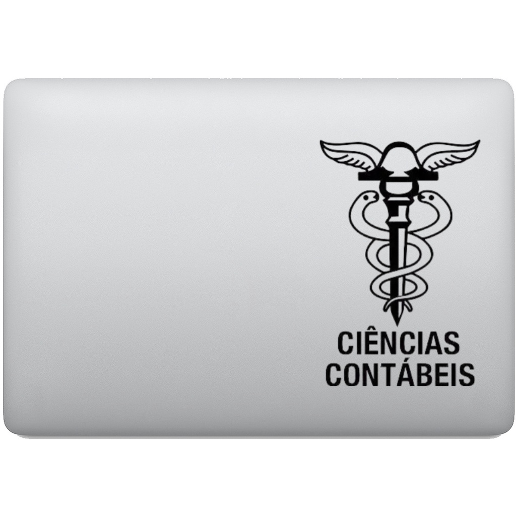 Adesivo de Notebook Curso Ciências Contábeis
