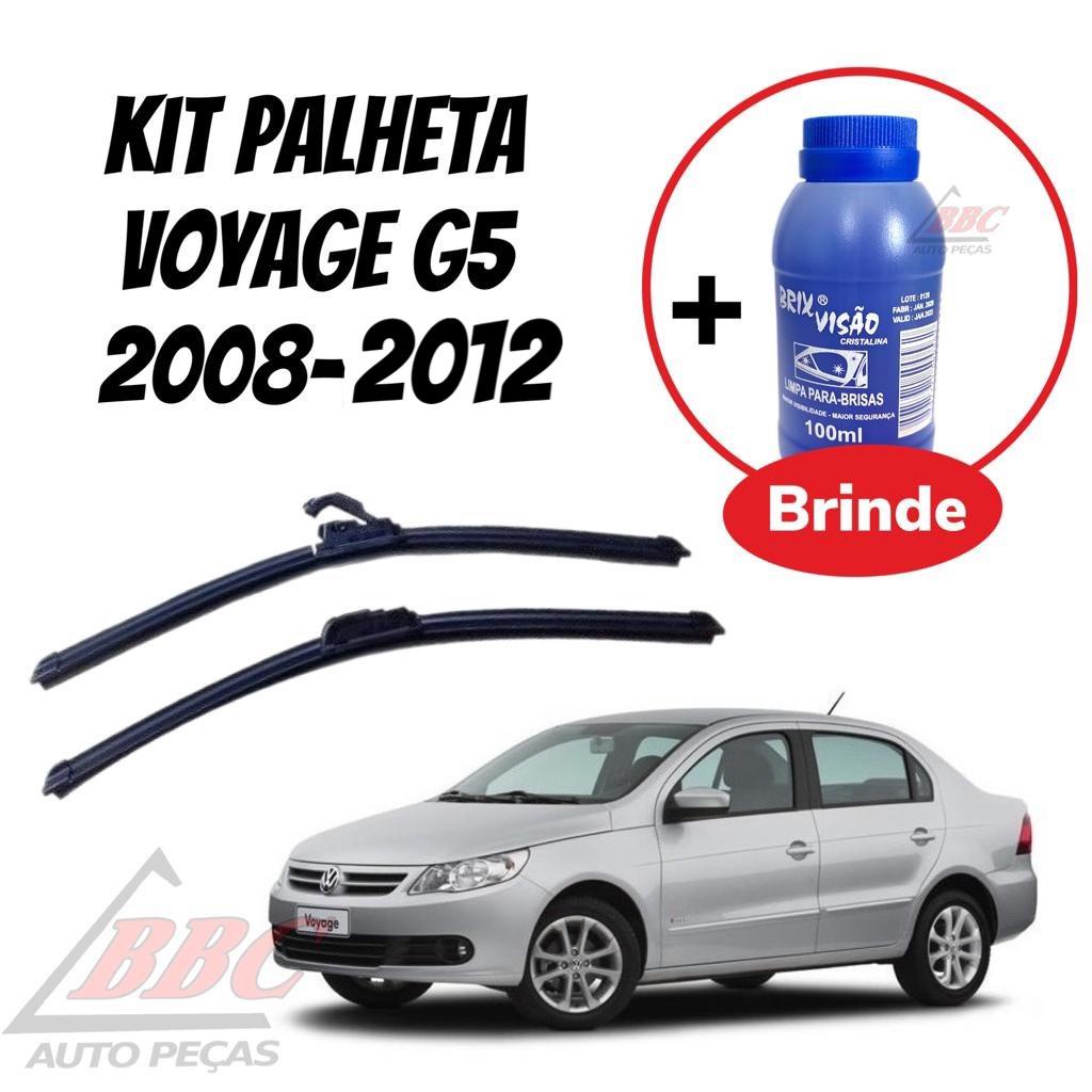 Kit 2 Palhetas Limpador De Parabrisa Dianteiro Voyage G5 - 2008 ate 2012 em Oferta na Shopee