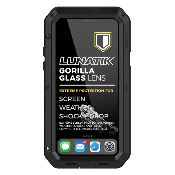 Capinha iPhone 12 Mini 5,4" Armadura Lunatik Taktik Extreme c/ Película de Vidro Gorilla Glass