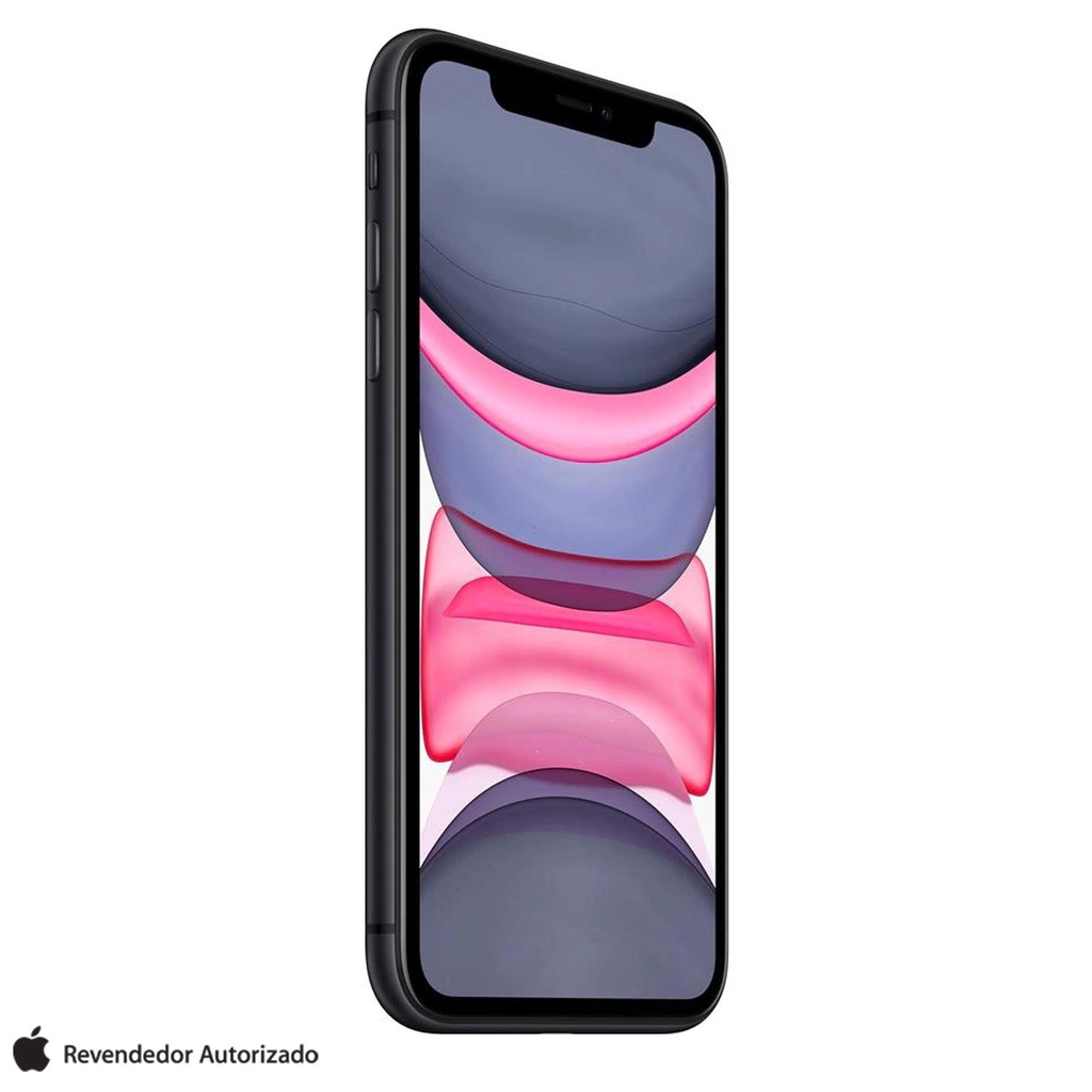 iPhone 11 Apple (64GB) Preto, Tela de 6,1”, 4G e Câmera de 12 MP