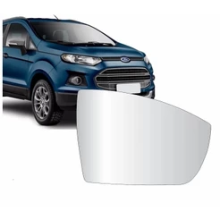 Lente Refil Retrovisor Ecosport 2013 em diante Lado Direito Passageiro