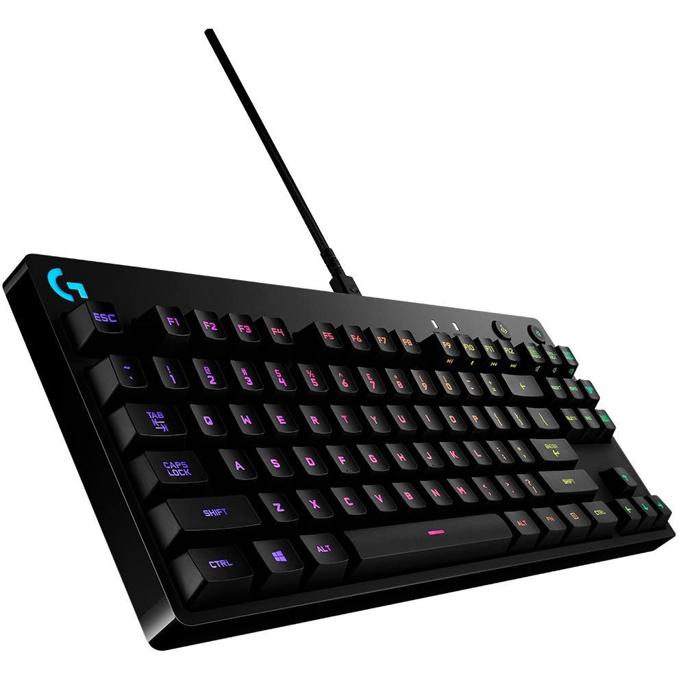 TECLADO MECANICO LOGITECH GAMER G PRO GX BLUE CLICKY