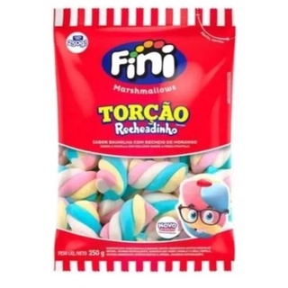 Pacote Marshmallow Fini Recheadinho Torção 250g - Fini