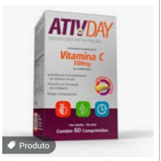 ativday comprimido cabelos e unhas, A-Z, vitamina c 500 e mulher ...