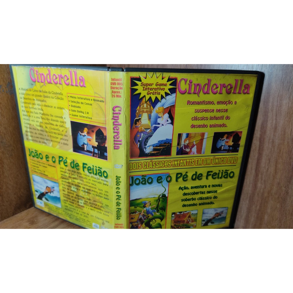Cinderella / João e o Pé de Feijão - Dois Clássicos Infantis em um Único DVD (DVD Original)