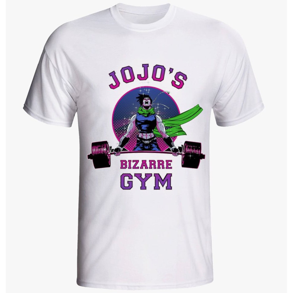 Camiseta Jojo’s Bizarre Gym (Joseph Joestar). Jojo’s Bizarre Adventure