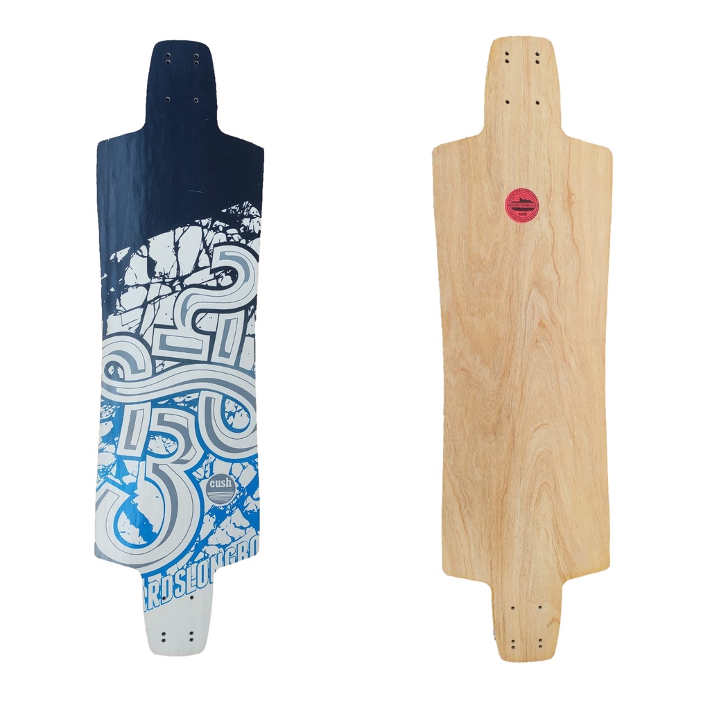 Shape Cush Longboard Skate Marfim Sm22 91,5x25cm