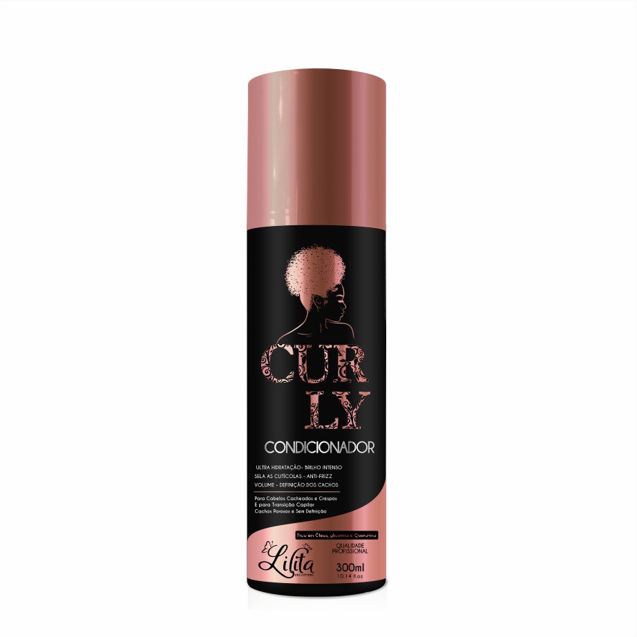 Condicionador Curly Lilita 300 ml Hidratante promoção Exclusiva com Extrto de Babosa