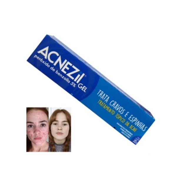 Acnezil Gel Cimed 5% 20g Trata Espinhas E Cravos @ @