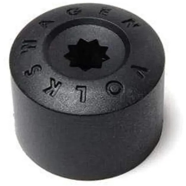 1 Capa Parafuso Roda Gol Voyage Saveiro Parati Polo Fox Virtus Golf Jetta P/ parafuso 17mm