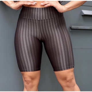 Bermuda 3D Ciclista, fitness/academia, tecido fresquinho para malhar com proteção UV.