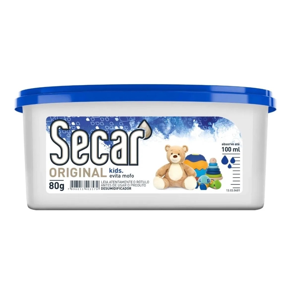 Anti Mofo Desumidificador Secar Original Kids 80g Cada Guarda Roupas Closet Armários Organização Casa