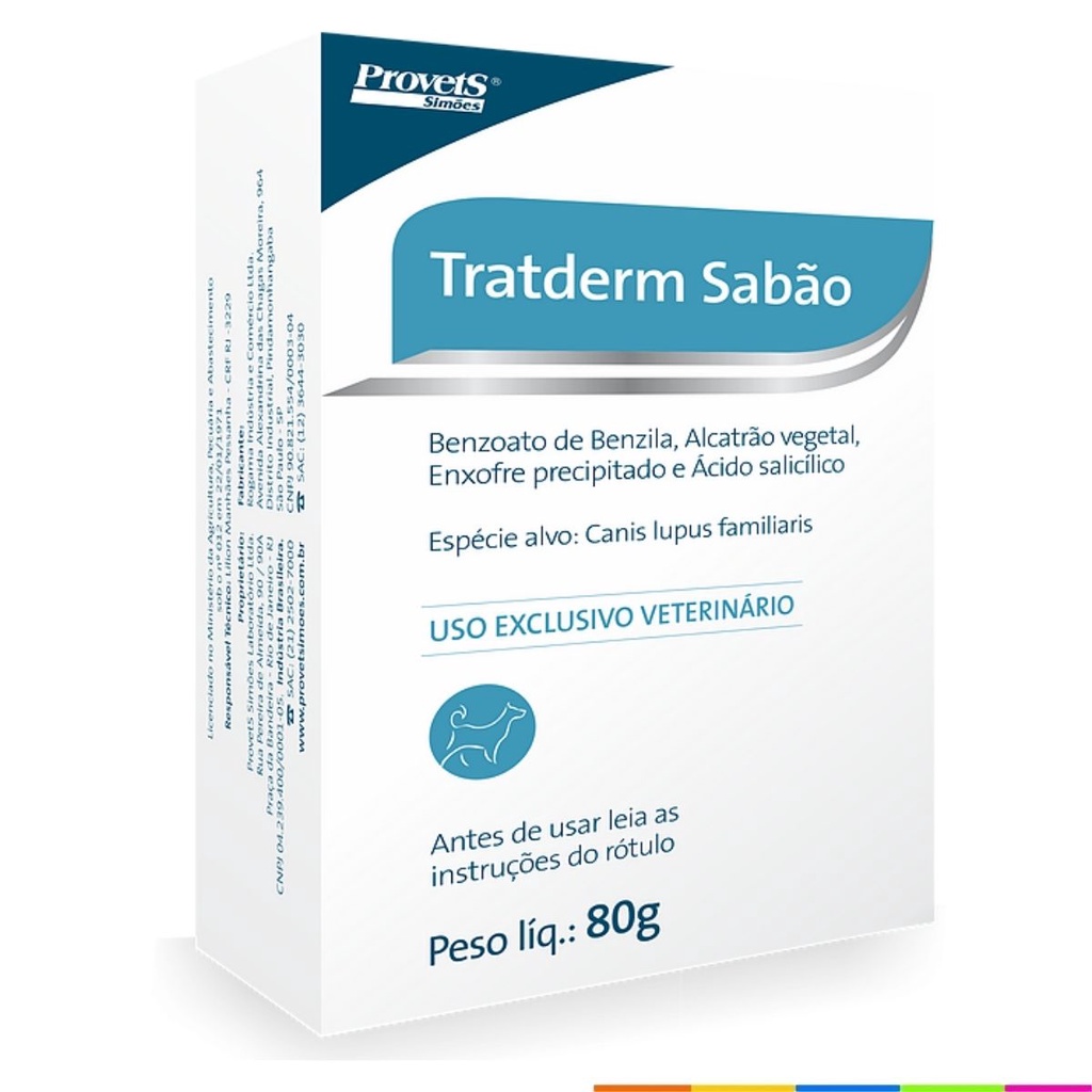 Sabão Para Dermatite Canina Tratderm Trata Coceiras Feridas ...