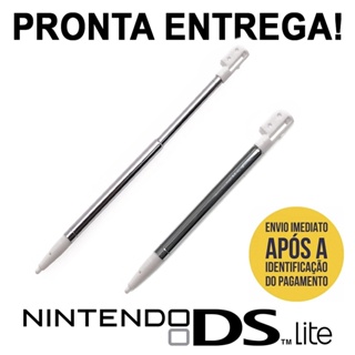 Caneta Stylus Retratil Metal Branca Touch Screen Nintendo Ds Lite! em Oferta na Shopee