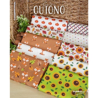Tecido Tricoline 100% Algodão- Cortes Diversos -(50x75, 25x150 ou 50x150) Coleção Fabricart Signature Outono