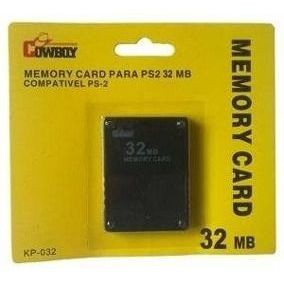 Memory Card 32 Mb Para Playstation 2 Sony Ps2 Cartão Memoria