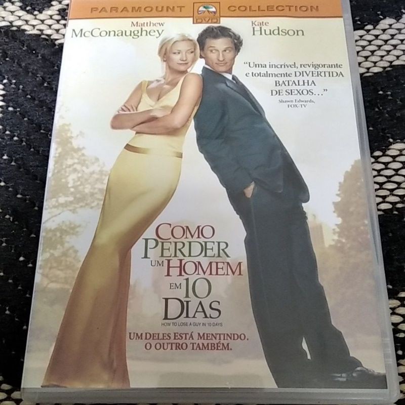 dvd como perder um homem em 10 dias Kate Hudson Shopee Brasil