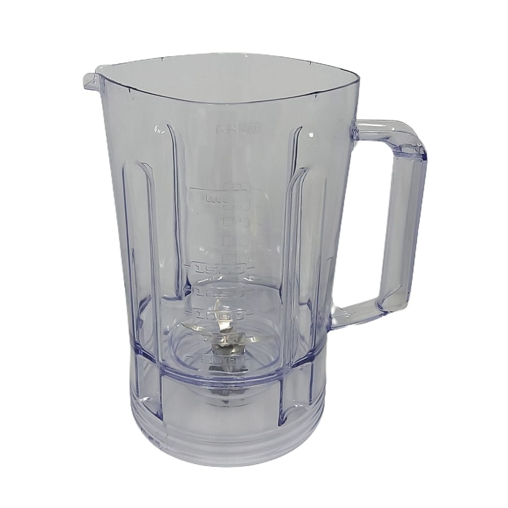 Copo com Lâminas Integradas Para Liquidificador Arno Multichef Modelos Mp60 Mp70 Mp74 Original Não Acompanha Tampa