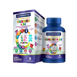 Suplemento Alimentar de Vitaminas Gummies Kids Catarinense 30 un Polivitamínico Gummies Kids