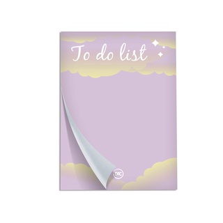 Bloco de Notas Sem Pauta Azul (To do List) DAC