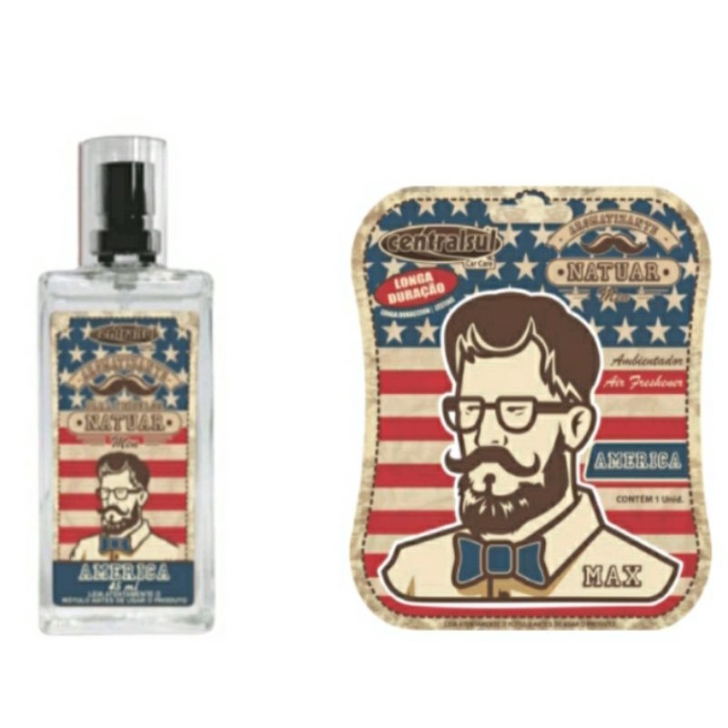 Kit Aromatizante Natuar Men America Centralsul em Oferta na Shopee