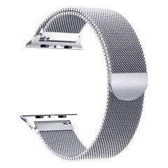 Pulseira Metal Loop Milanesa PRATA Para IWO e W26 W46 W54 42/44mm ENVIO BRASIL