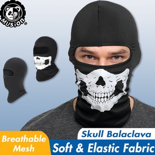Musion Balaclava Caveira Full Face Mask Touca Ninja Caveira Toca Ninja Cosplay Party for Motorcycle Riding and Hiking Skiing
