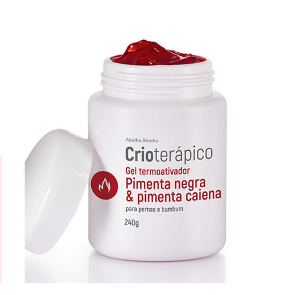 Pimenta Negra Caiena Gel Massagem Termo Ativo Crioterápico