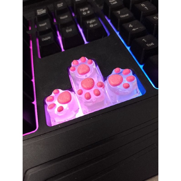 Keycap patinha de gato - para teclado mecânico