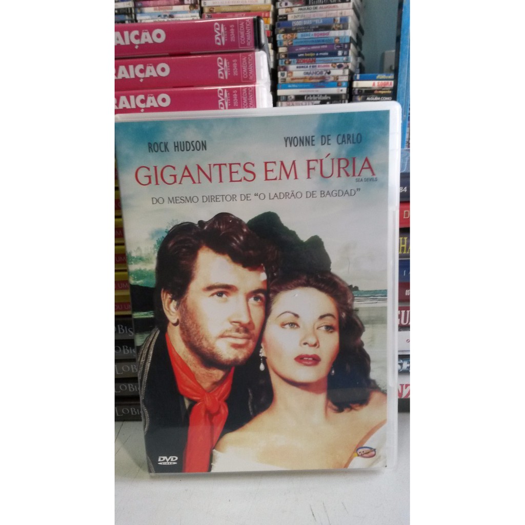 Dvd Original Do Clássico Gigantes Em Fúria (rock Hudson)