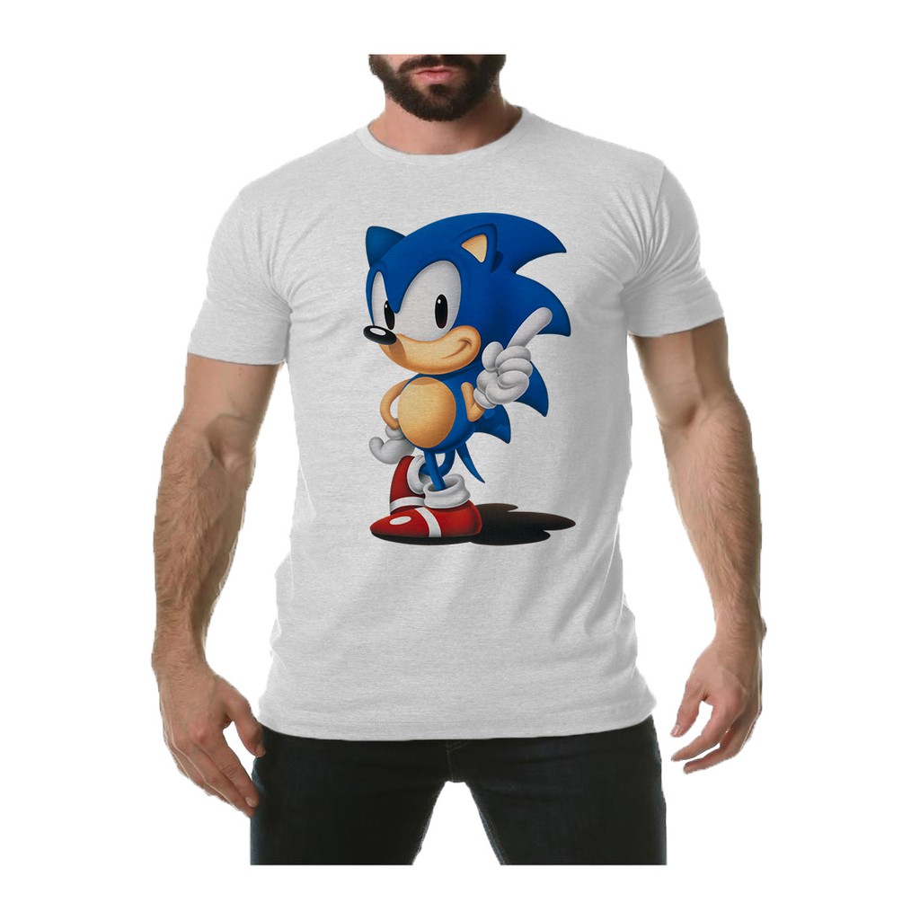 Camiseta Masculina ou Feminina T-Shirt Super Sonic Geek Nerd Nostalgia filme em Oferta na Shopee
