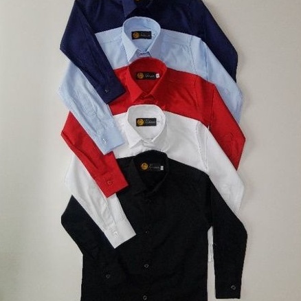 Camisa Social Manga Longa Infanto Juvenil em Oferta na Shopee