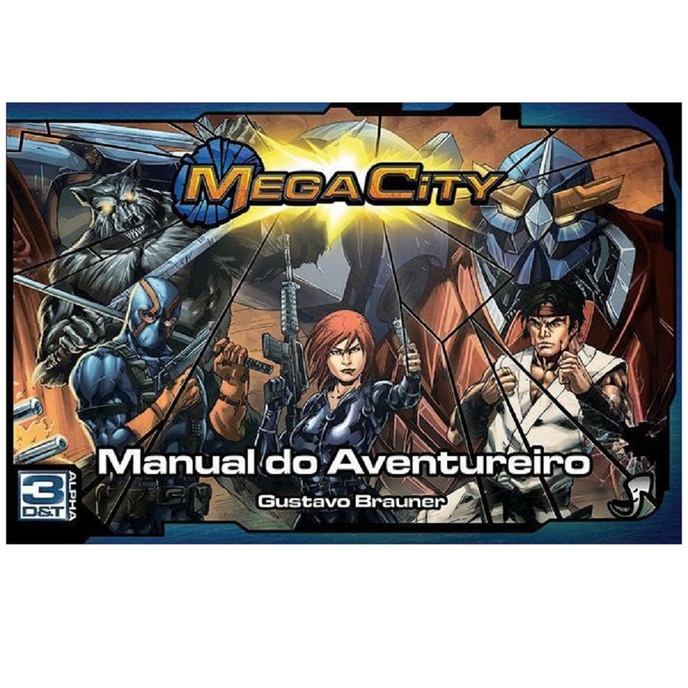 Mega City Manual do Aventureiro - RPG - Jambo