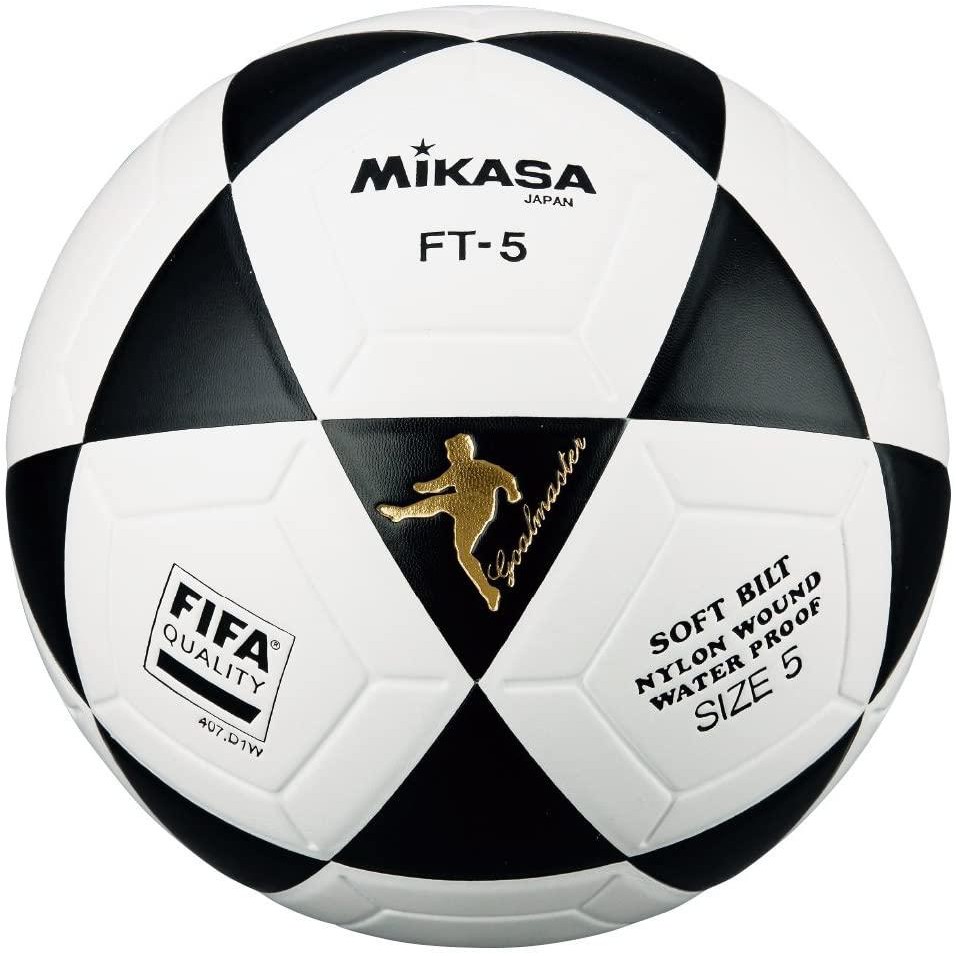 Bola De Futvôlei Futevolei Mikasa Ft5 - Ft5 Original branco preto (IMPORTADA)