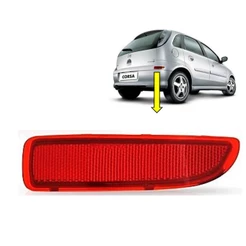Refletor Para-choque Traseiro Chevrolet Corsa Hatch 2003 à 2014 Rubi Lado Direito do Passageiro