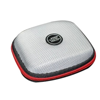 Kz case caixa de fone de ouvido bluetooth edx e zsn pro caso quadrado compressão portátil caso armazenamento eva saco com zíper com logotipo