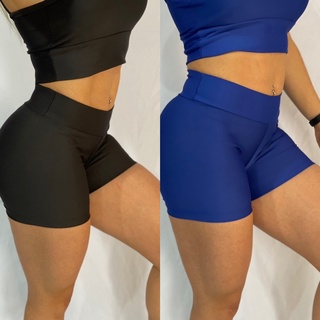 kit 2 Shorts zero transparência FITNEES