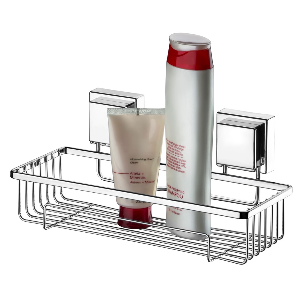 Suporte Porta Shampoo Prateleira Ventosa Parede Banheiro Cromado - 8050 Future