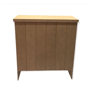 Cômoda ripada em mdf cru para decoração festa mesa bolo pegue e monte diy em Oferta na Shopee