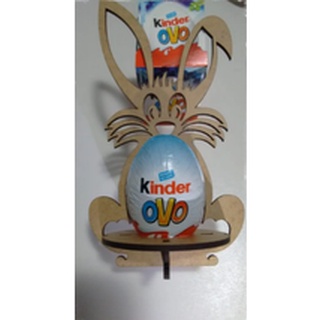 Coelho De Páscoa Porta Kinder Ovo, Mdf Corte Laser