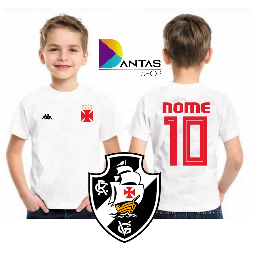 I'm happy Write email powder Camiseta Do Vasco Infantil Personalizado Com Nome | Shopee Brasil