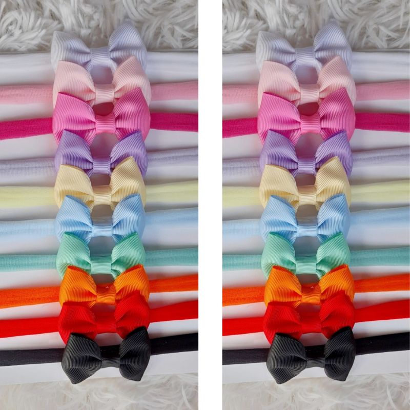 Kit 20 Lacinhos Bebê Gêmeas Maternidade Enxoval Infantil