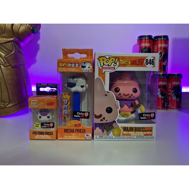 Funko pop! Dragon Ball Z gamestop mistery box Majin buu with chocolate