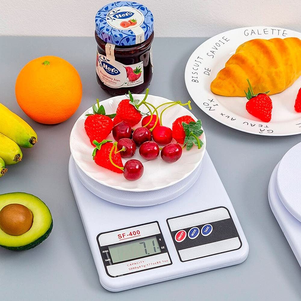 Balança Digital De Mesa Para Cozinha Até 10kg