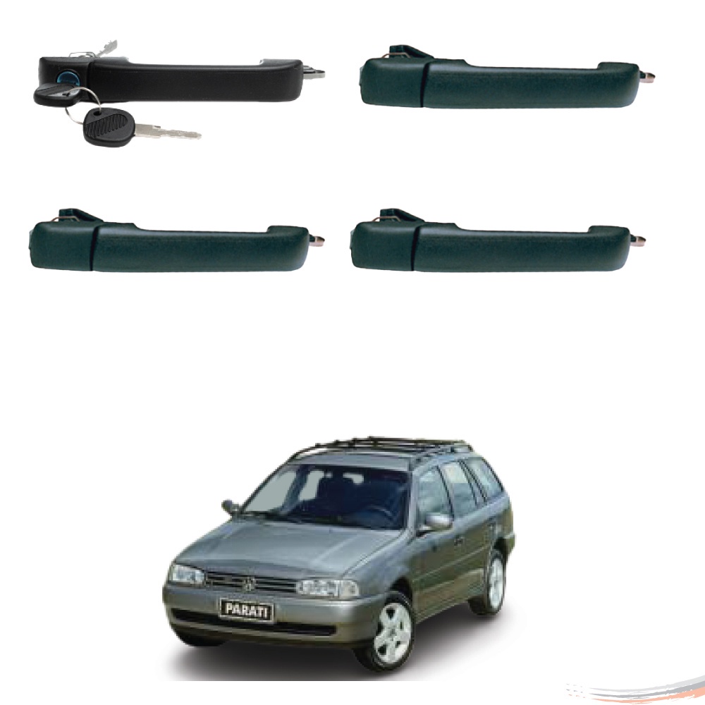 Kit 4 Maçanetas Externas Preto Gol Parati G2 96 A 01 4 Ptas em Oferta na Shopee