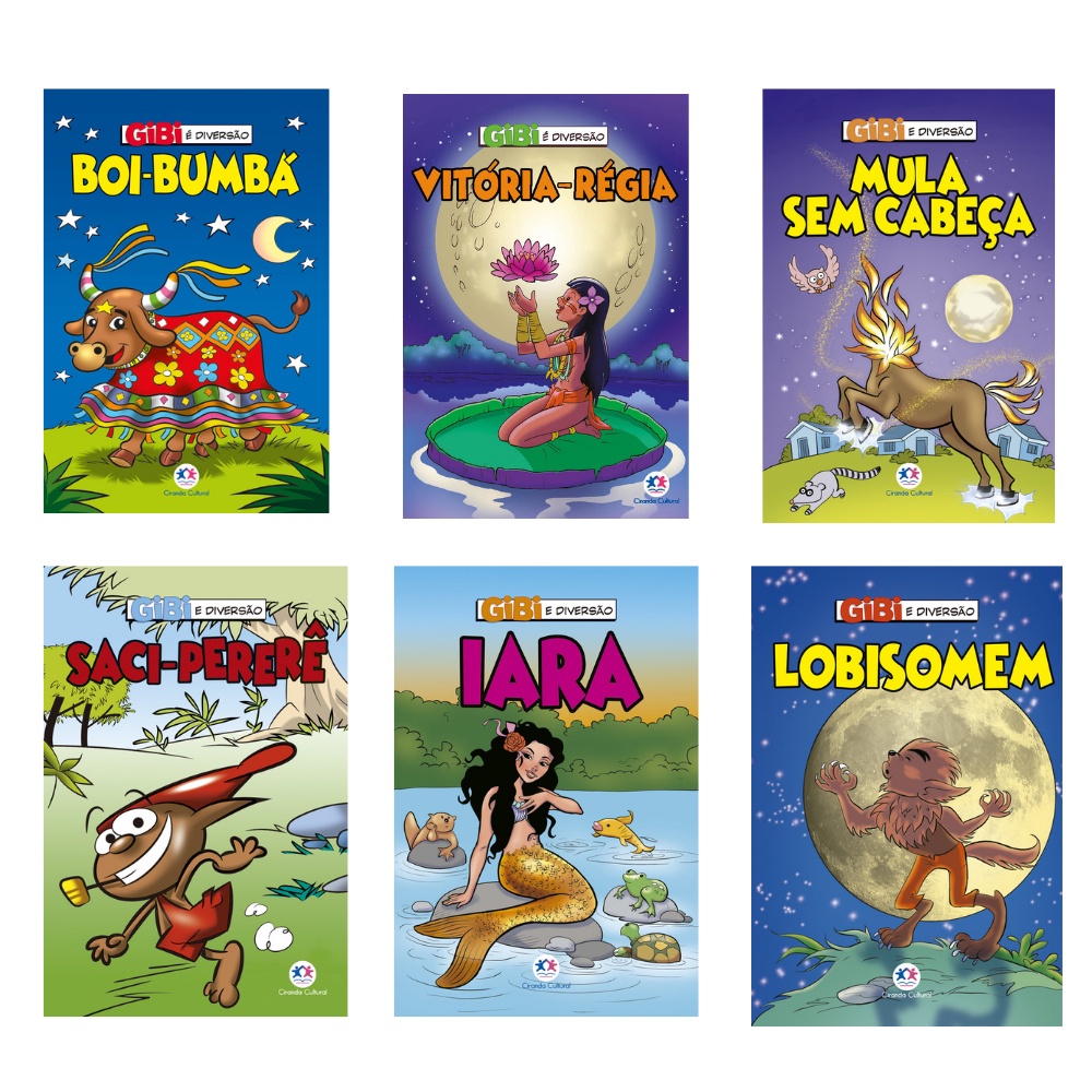 Kit Livros Gibi é Diversão - Folclore em Oferta na Shopee